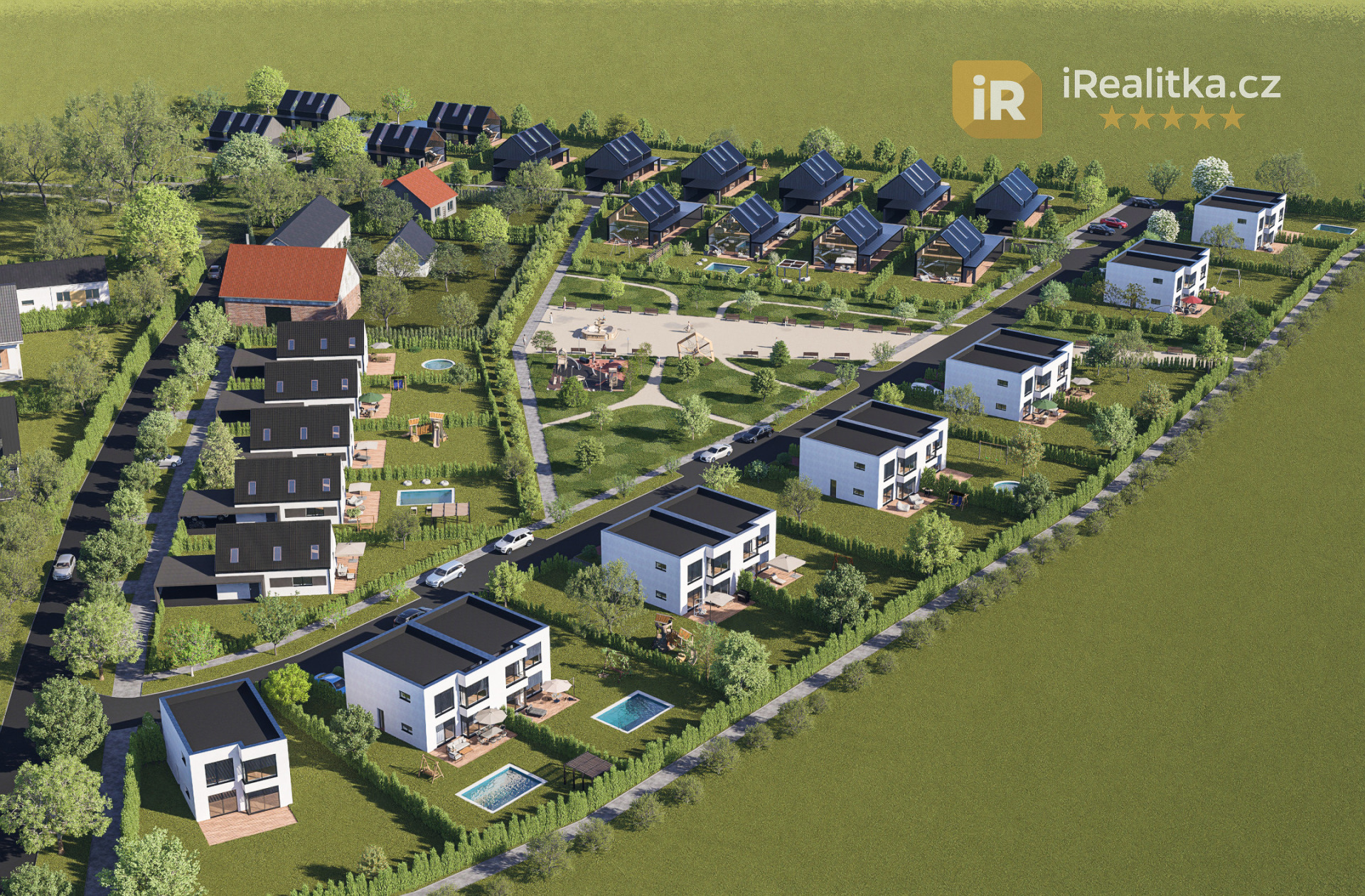 Prodej exkluzivního pozemku pro výstavbu, 14.780 m2, Pardubice - Staročernsko