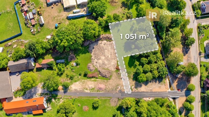 Prodej pozemku pro výstavbu rodinného domu, 1.051 m2 - Výrava